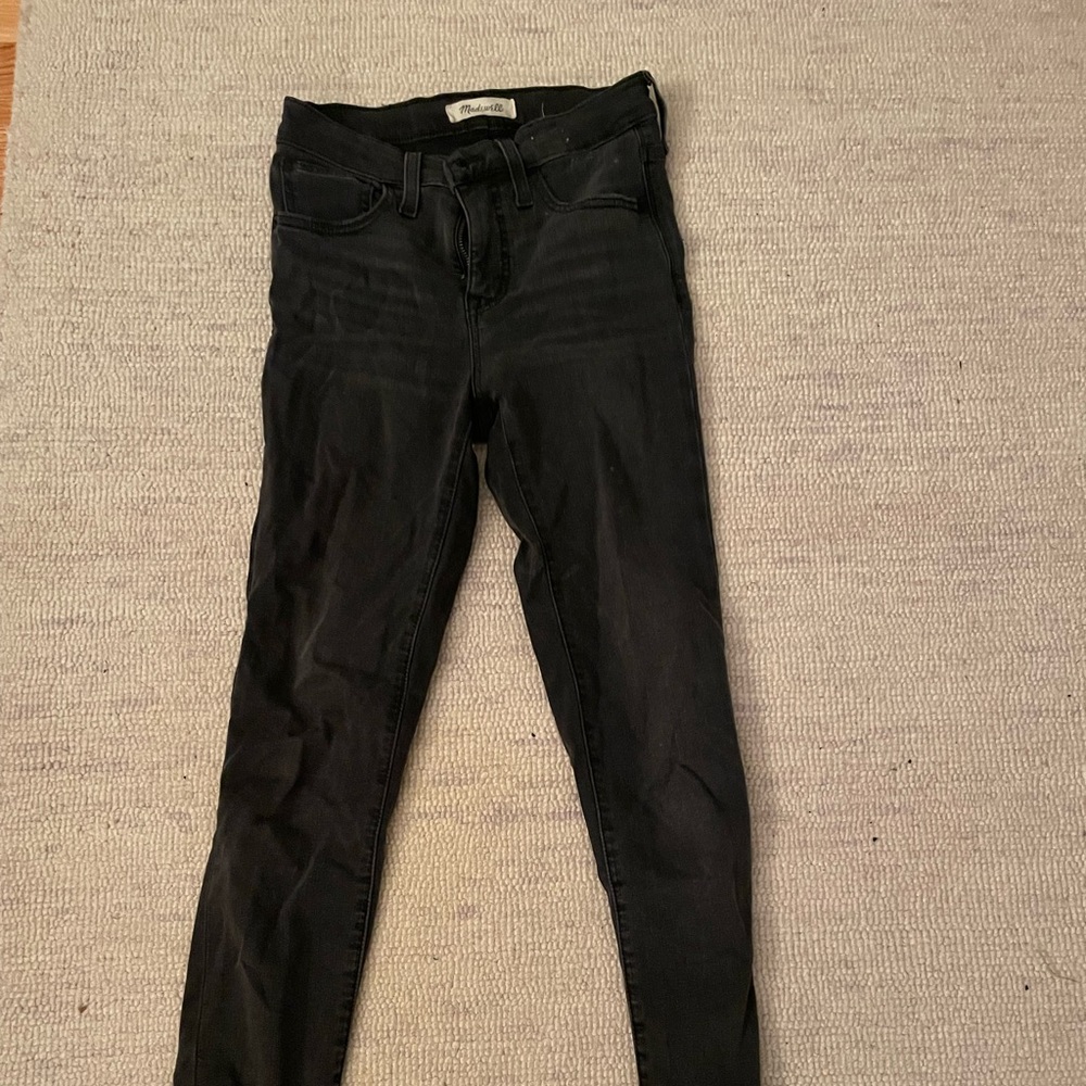 Black Madewell Skinny Jeans